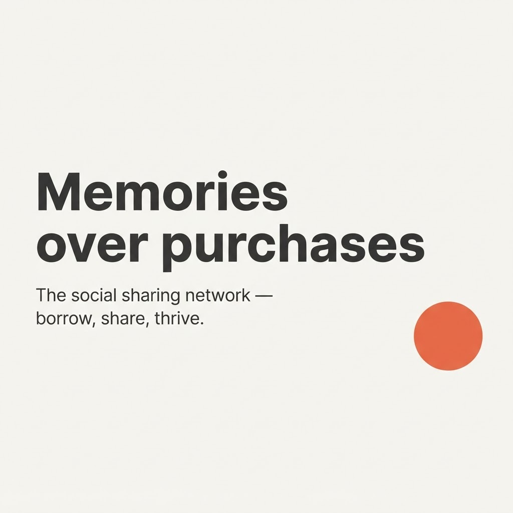 StuffShare — Borrow, Share, Thrive | The Social Sharing Network